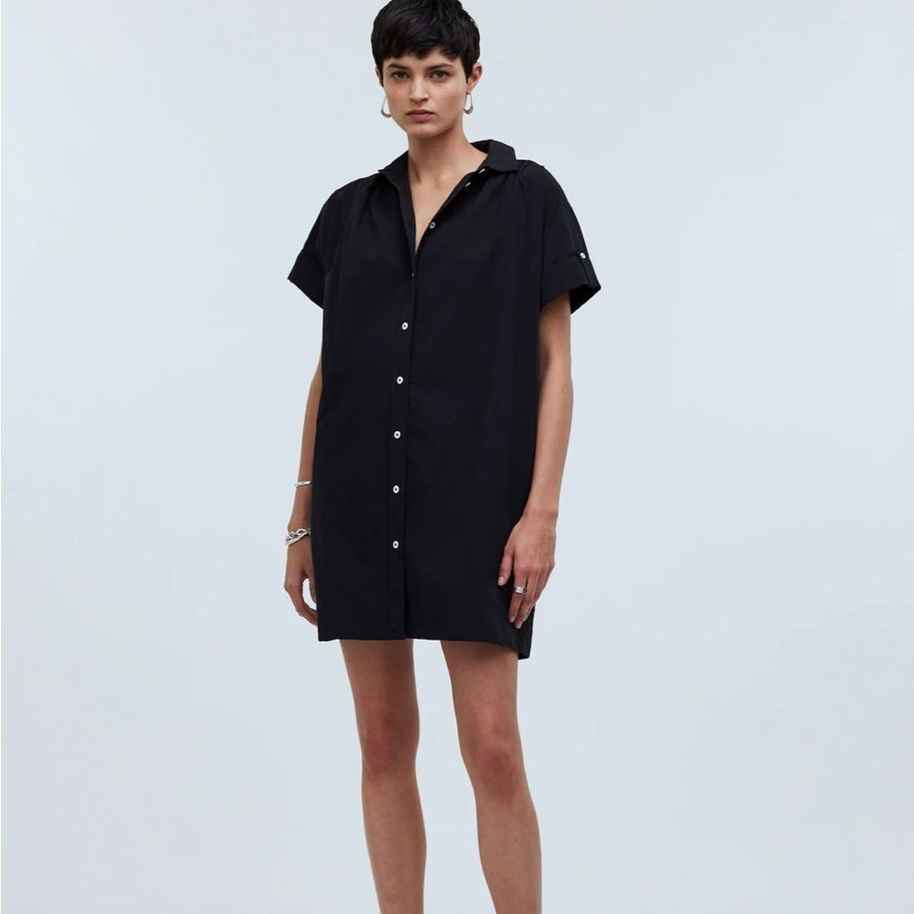 Madewell Black Shirt Dress